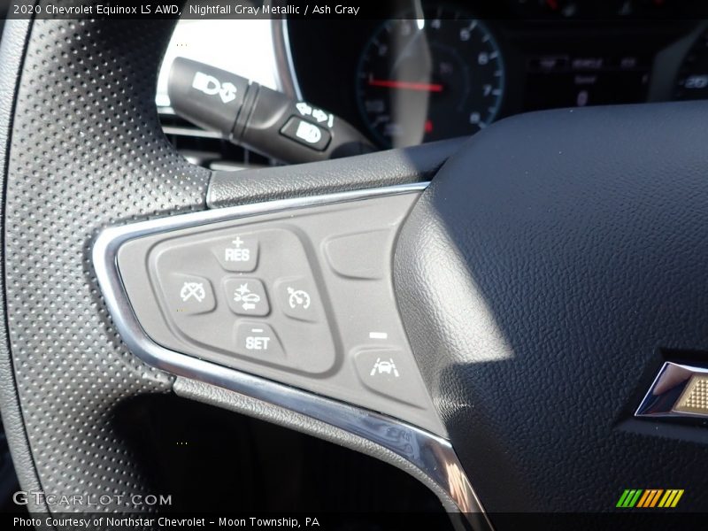 Nightfall Gray Metallic / Ash Gray 2020 Chevrolet Equinox LS AWD