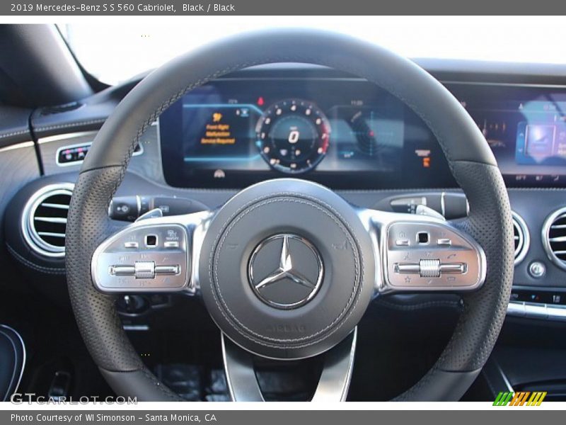 Black / Black 2019 Mercedes-Benz S S 560 Cabriolet