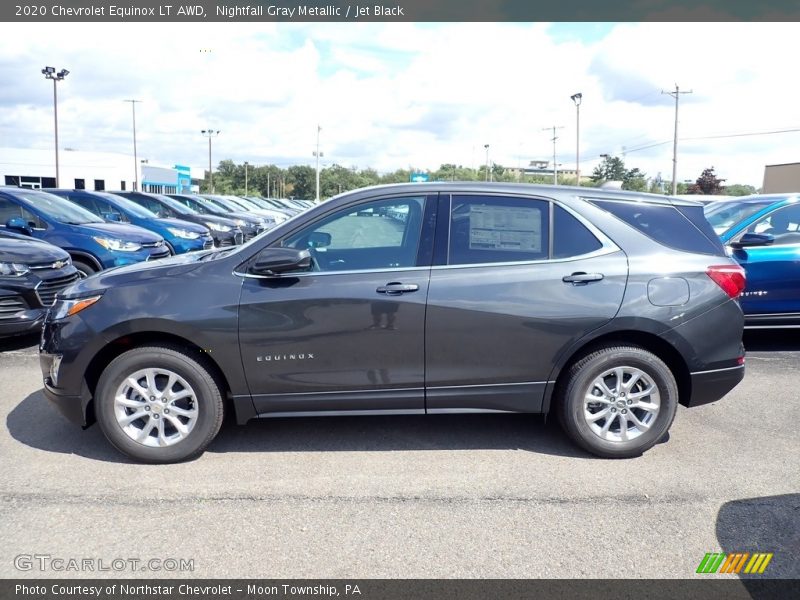 Nightfall Gray Metallic / Jet Black 2020 Chevrolet Equinox LT AWD