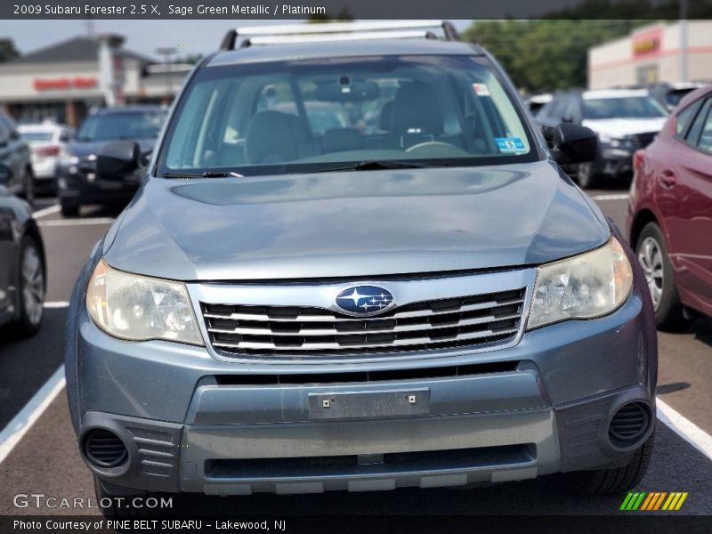 Sage Green Metallic / Platinum 2009 Subaru Forester 2.5 X