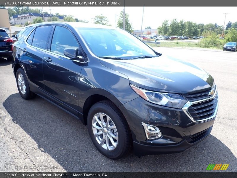 Nightfall Gray Metallic / Jet Black 2020 Chevrolet Equinox LT AWD