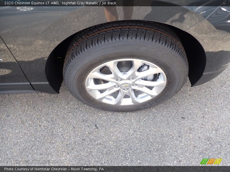 Nightfall Gray Metallic / Jet Black 2020 Chevrolet Equinox LT AWD