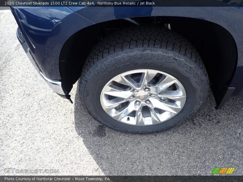 Northsky Blue Metallic / Jet Black 2020 Chevrolet Silverado 1500 LTZ Crew Cab 4x4