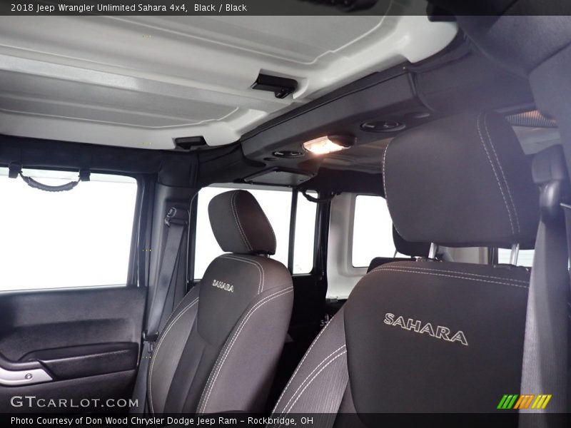 Black / Black 2018 Jeep Wrangler Unlimited Sahara 4x4
