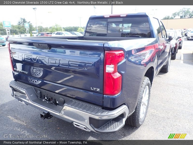 Northsky Blue Metallic / Jet Black 2020 Chevrolet Silverado 1500 LTZ Crew Cab 4x4