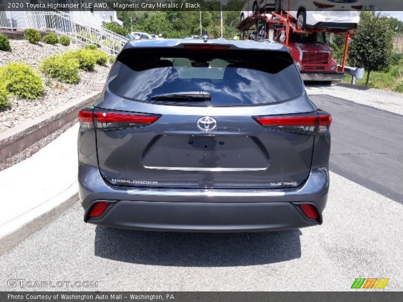 Magnetic Gray Metallic / Black 2020 Toyota Highlander XLE AWD