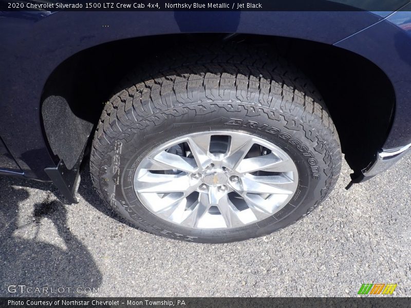 Northsky Blue Metallic / Jet Black 2020 Chevrolet Silverado 1500 LTZ Crew Cab 4x4