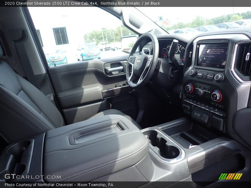 Northsky Blue Metallic / Jet Black 2020 Chevrolet Silverado 1500 LTZ Crew Cab 4x4