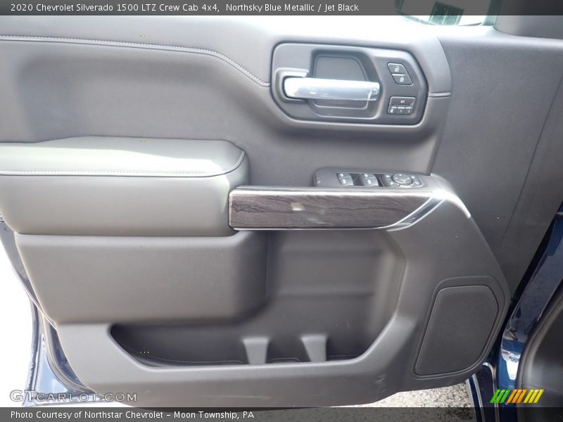 Northsky Blue Metallic / Jet Black 2020 Chevrolet Silverado 1500 LTZ Crew Cab 4x4