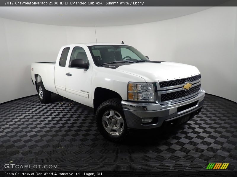 Summit White / Ebony 2012 Chevrolet Silverado 2500HD LT Extended Cab 4x4