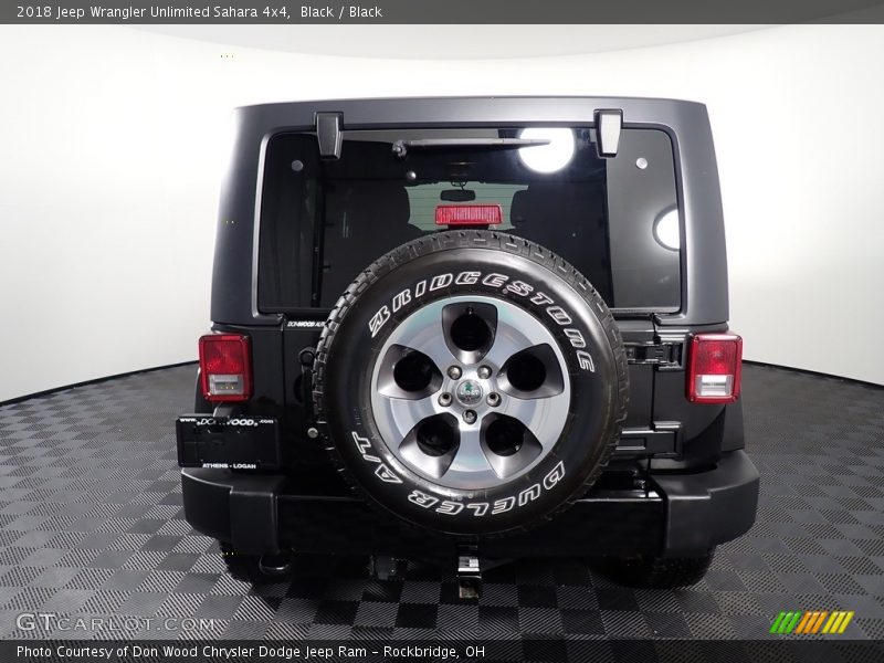 Black / Black 2018 Jeep Wrangler Unlimited Sahara 4x4