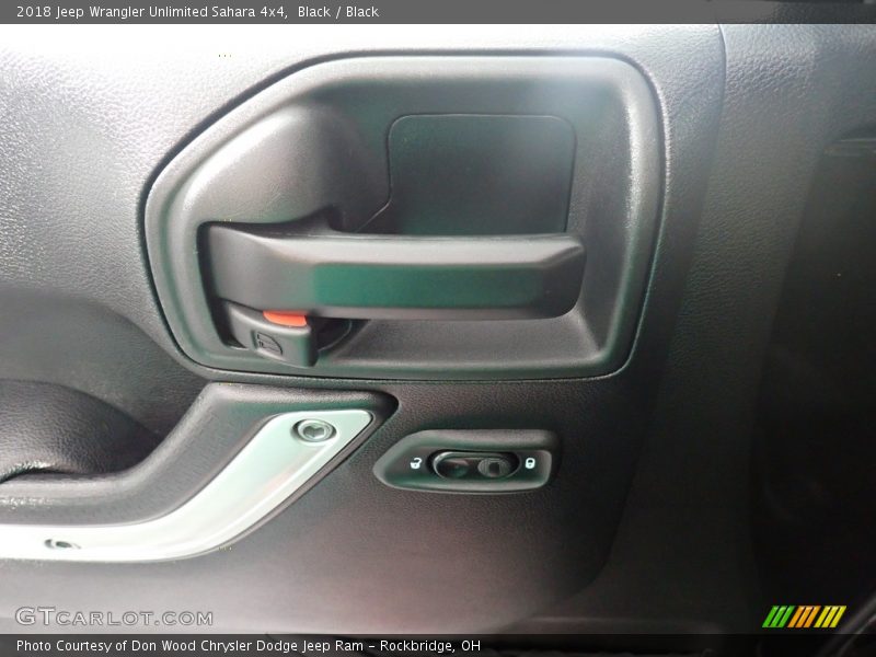 Black / Black 2018 Jeep Wrangler Unlimited Sahara 4x4