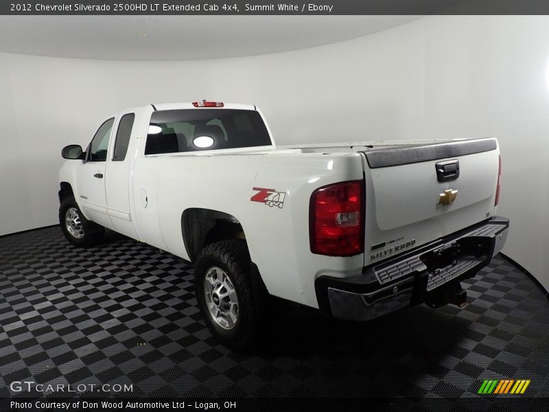 Summit White / Ebony 2012 Chevrolet Silverado 2500HD LT Extended Cab 4x4