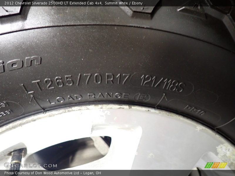 Summit White / Ebony 2012 Chevrolet Silverado 2500HD LT Extended Cab 4x4