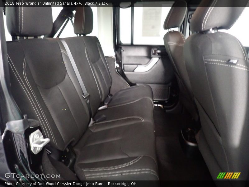 Black / Black 2018 Jeep Wrangler Unlimited Sahara 4x4