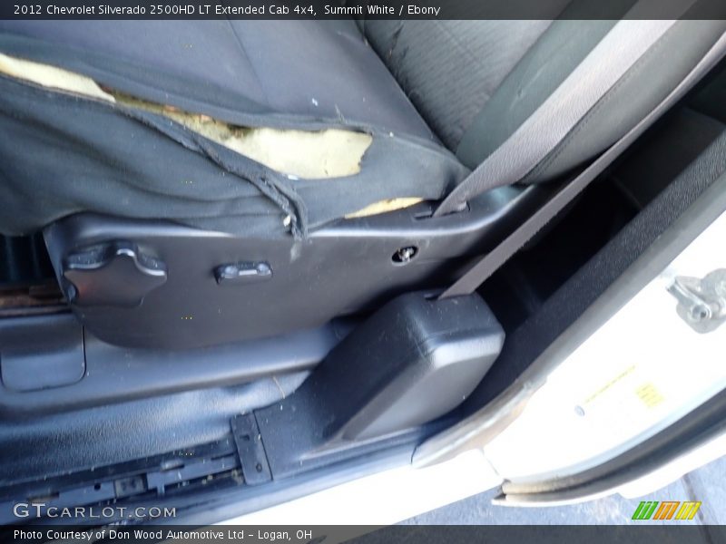 Summit White / Ebony 2012 Chevrolet Silverado 2500HD LT Extended Cab 4x4