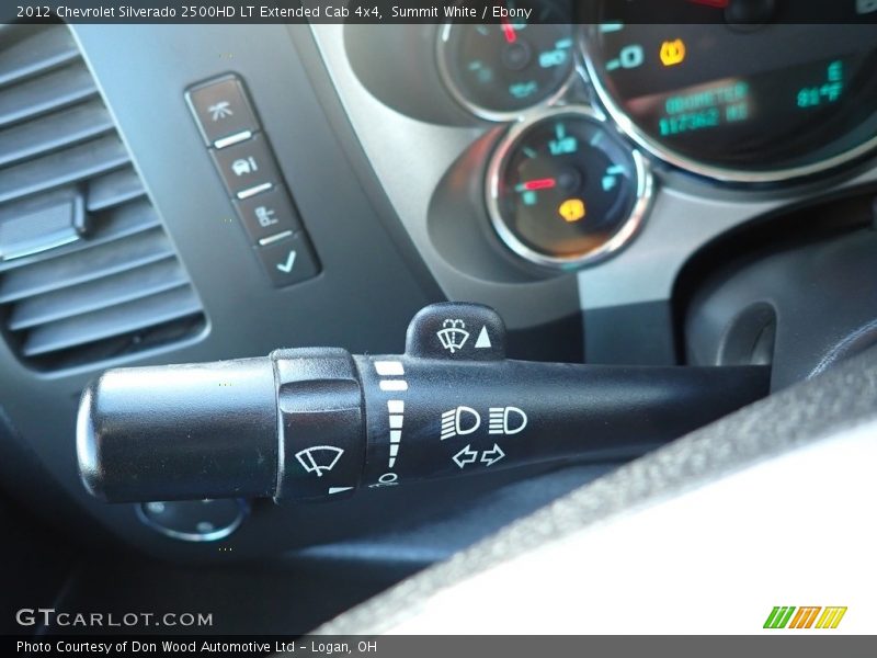 Summit White / Ebony 2012 Chevrolet Silverado 2500HD LT Extended Cab 4x4