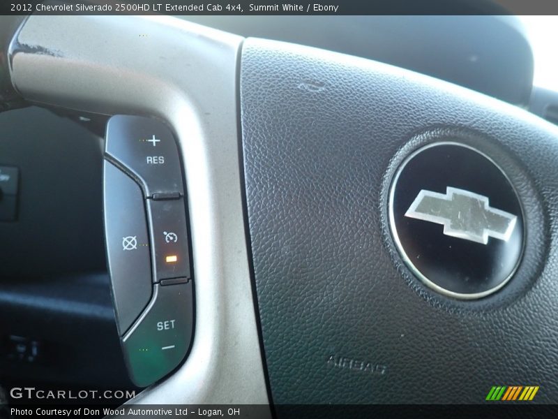 Summit White / Ebony 2012 Chevrolet Silverado 2500HD LT Extended Cab 4x4