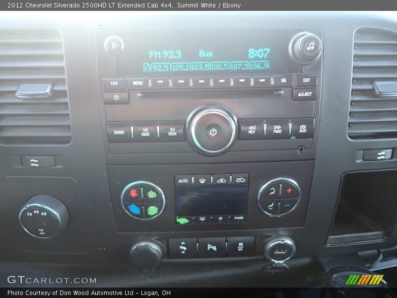 Summit White / Ebony 2012 Chevrolet Silverado 2500HD LT Extended Cab 4x4