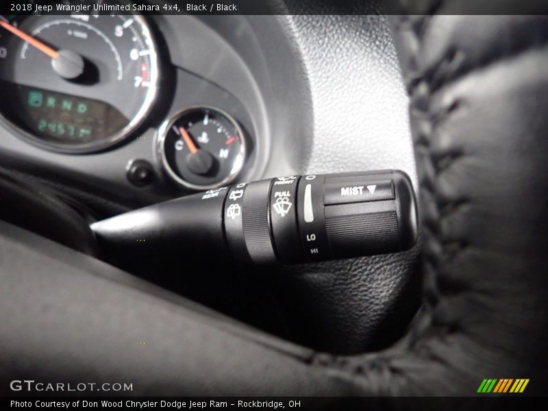 Black / Black 2018 Jeep Wrangler Unlimited Sahara 4x4