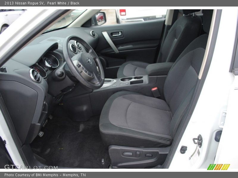 Pearl White / Black 2013 Nissan Rogue SV