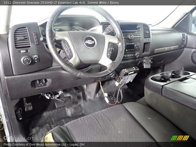 Summit White / Ebony 2012 Chevrolet Silverado 2500HD LT Extended Cab 4x4