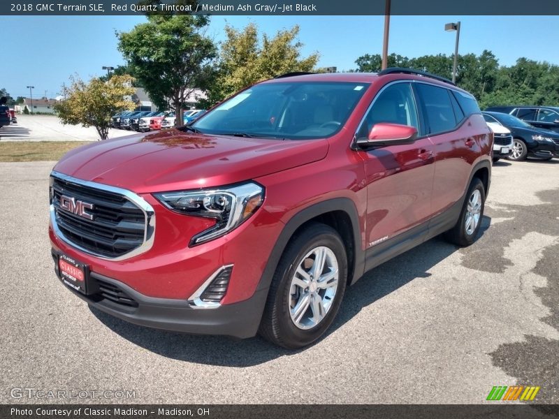 Red Quartz Tintcoat / Medium Ash Gray/­Jet Black 2018 GMC Terrain SLE