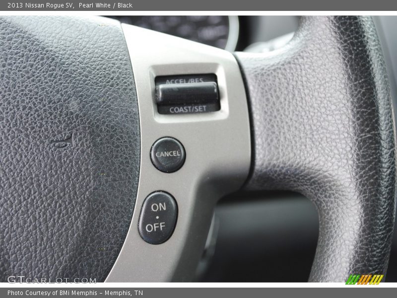 Pearl White / Black 2013 Nissan Rogue SV