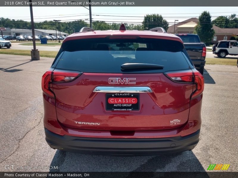 Red Quartz Tintcoat / Medium Ash Gray/­Jet Black 2018 GMC Terrain SLE