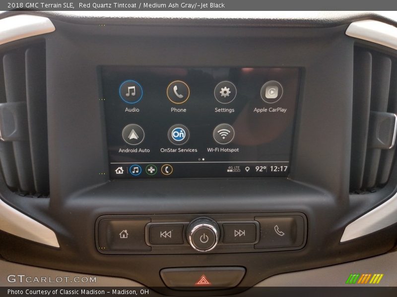 Red Quartz Tintcoat / Medium Ash Gray/­Jet Black 2018 GMC Terrain SLE