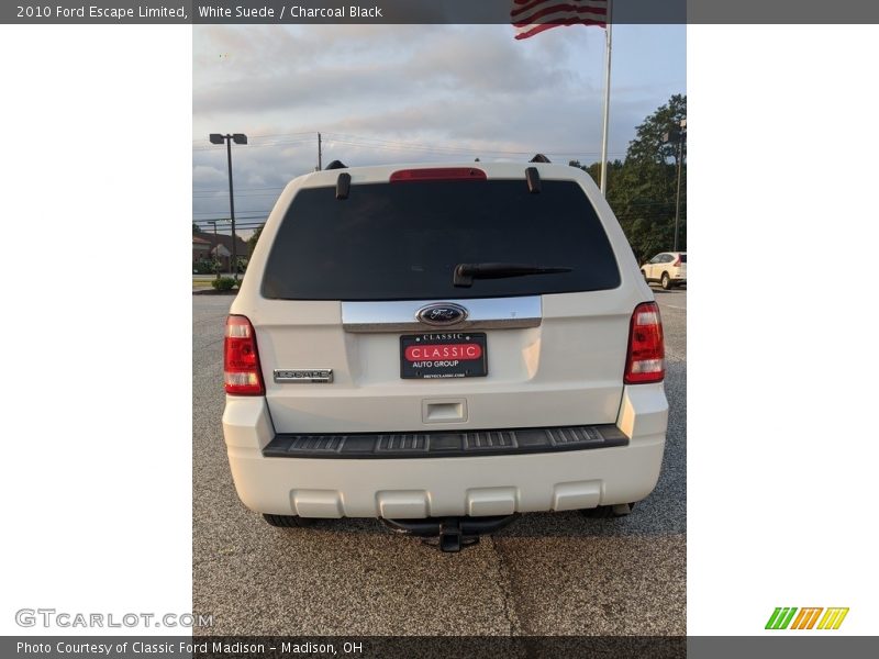 White Suede / Charcoal Black 2010 Ford Escape Limited