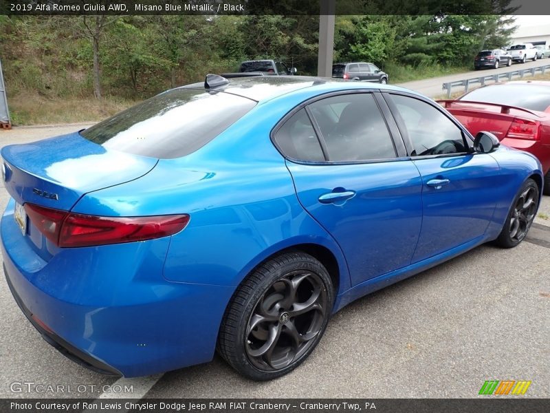 Misano Blue Metallic / Black 2019 Alfa Romeo Giulia AWD