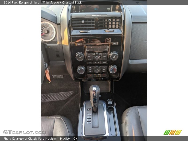 White Suede / Charcoal Black 2010 Ford Escape Limited