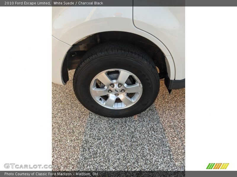 White Suede / Charcoal Black 2010 Ford Escape Limited