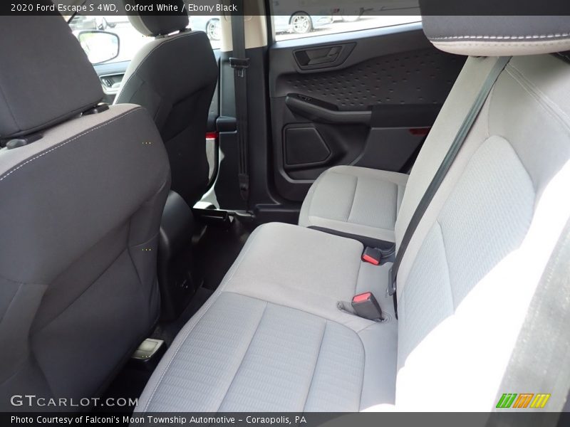 Oxford White / Ebony Black 2020 Ford Escape S 4WD