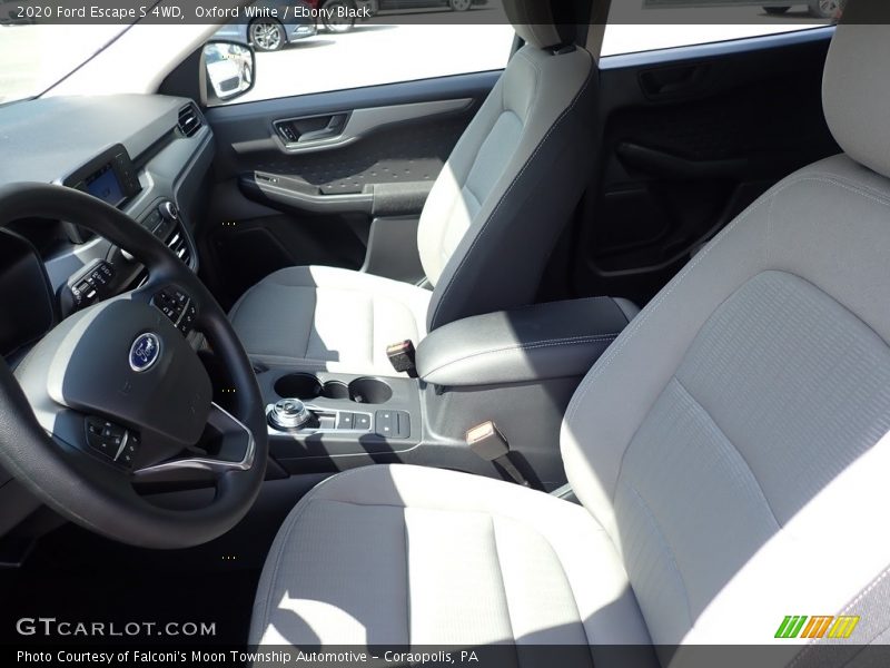 Oxford White / Ebony Black 2020 Ford Escape S 4WD