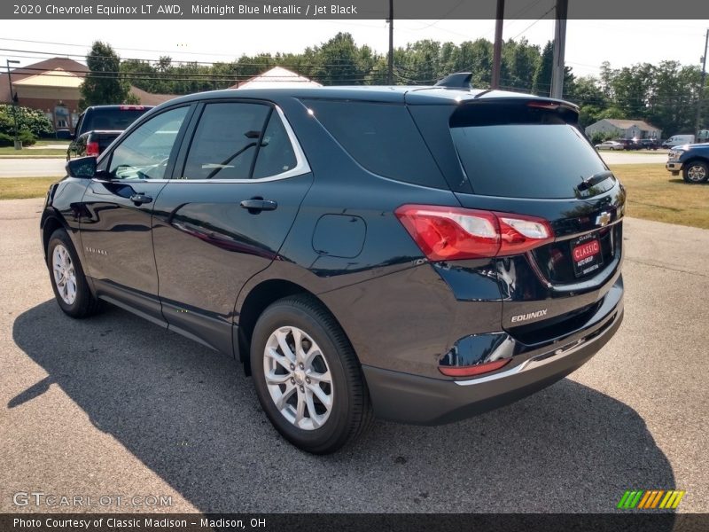 Midnight Blue Metallic / Jet Black 2020 Chevrolet Equinox LT AWD