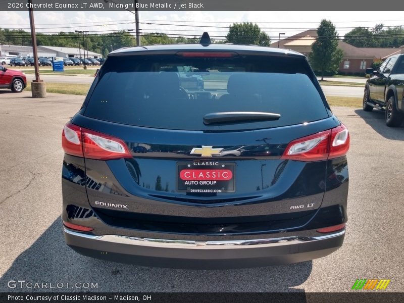 Midnight Blue Metallic / Jet Black 2020 Chevrolet Equinox LT AWD