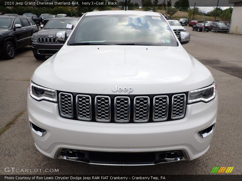 Ivory 3-Coat / Black 2020 Jeep Grand Cherokee Overland 4x4