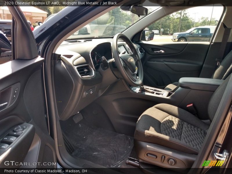 Midnight Blue Metallic / Jet Black 2020 Chevrolet Equinox LT AWD