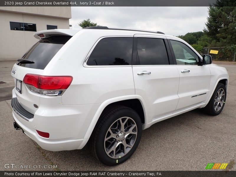 Ivory 3-Coat / Black 2020 Jeep Grand Cherokee Overland 4x4