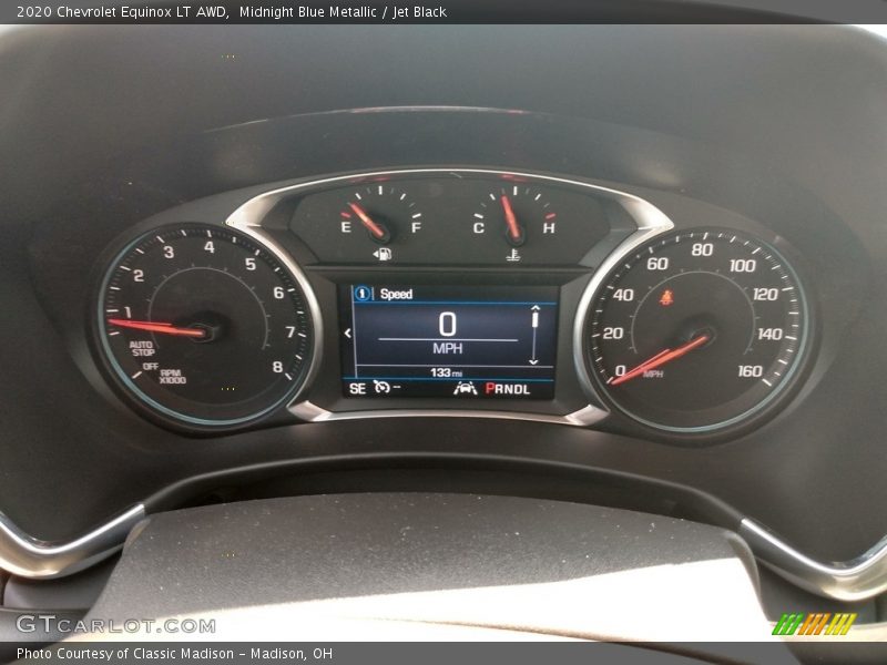 Midnight Blue Metallic / Jet Black 2020 Chevrolet Equinox LT AWD