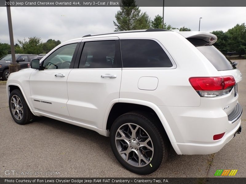 Ivory 3-Coat / Black 2020 Jeep Grand Cherokee Overland 4x4