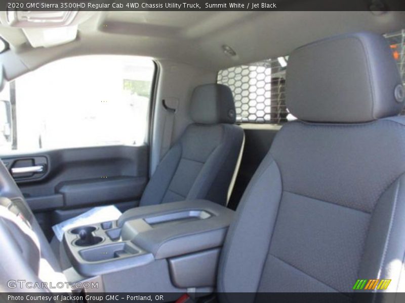 Summit White / Jet Black 2020 GMC Sierra 3500HD Regular Cab 4WD Chassis Utility Truck