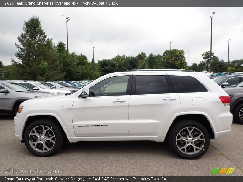 Ivory 3-Coat / Black 2020 Jeep Grand Cherokee Overland 4x4