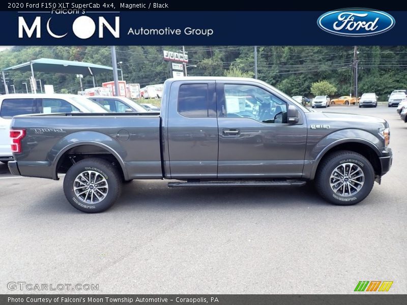 Magnetic / Black 2020 Ford F150 XLT SuperCab 4x4
