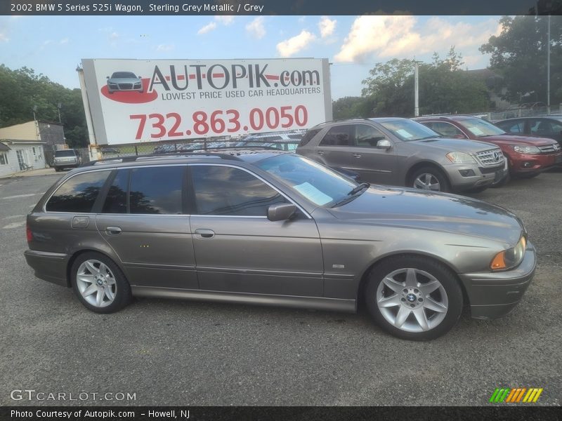 Sterling Grey Metallic / Grey 2002 BMW 5 Series 525i Wagon