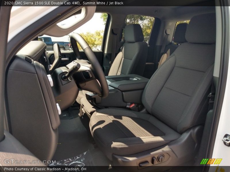 Summit White / Jet Black 2020 GMC Sierra 1500 SLE Double Cab 4WD