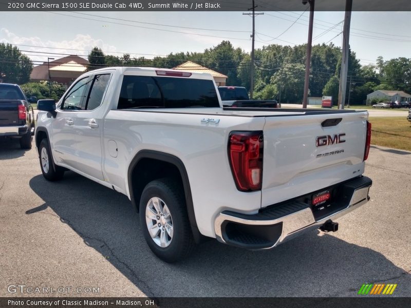 Summit White / Jet Black 2020 GMC Sierra 1500 SLE Double Cab 4WD