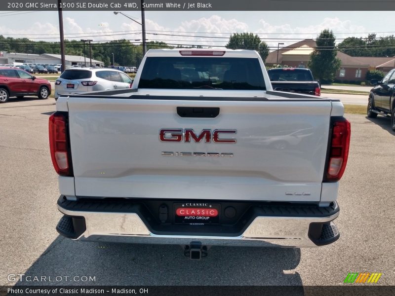 Summit White / Jet Black 2020 GMC Sierra 1500 SLE Double Cab 4WD